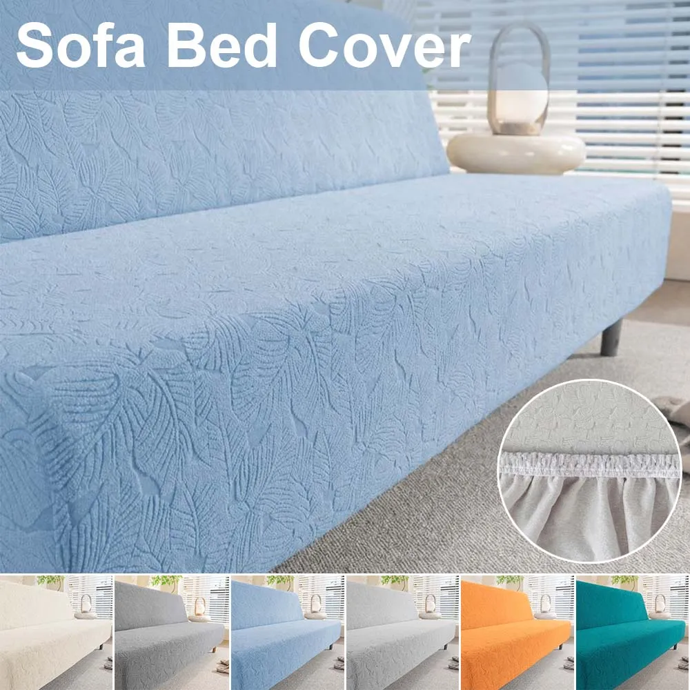

2026 Jacquard Armless Sofa Cover Stretch Folding Non-slip Couch Slipcover All-Inclusive Couch Protector for Home Lbedroom Decor