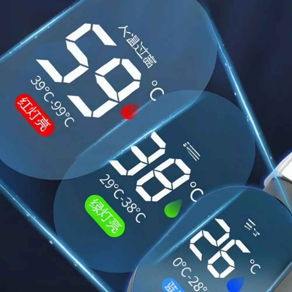 Intelligent Shower LED Digital Temperature Monitor For Bathroom Shower Head Universal Safety Anti Scalding Tool