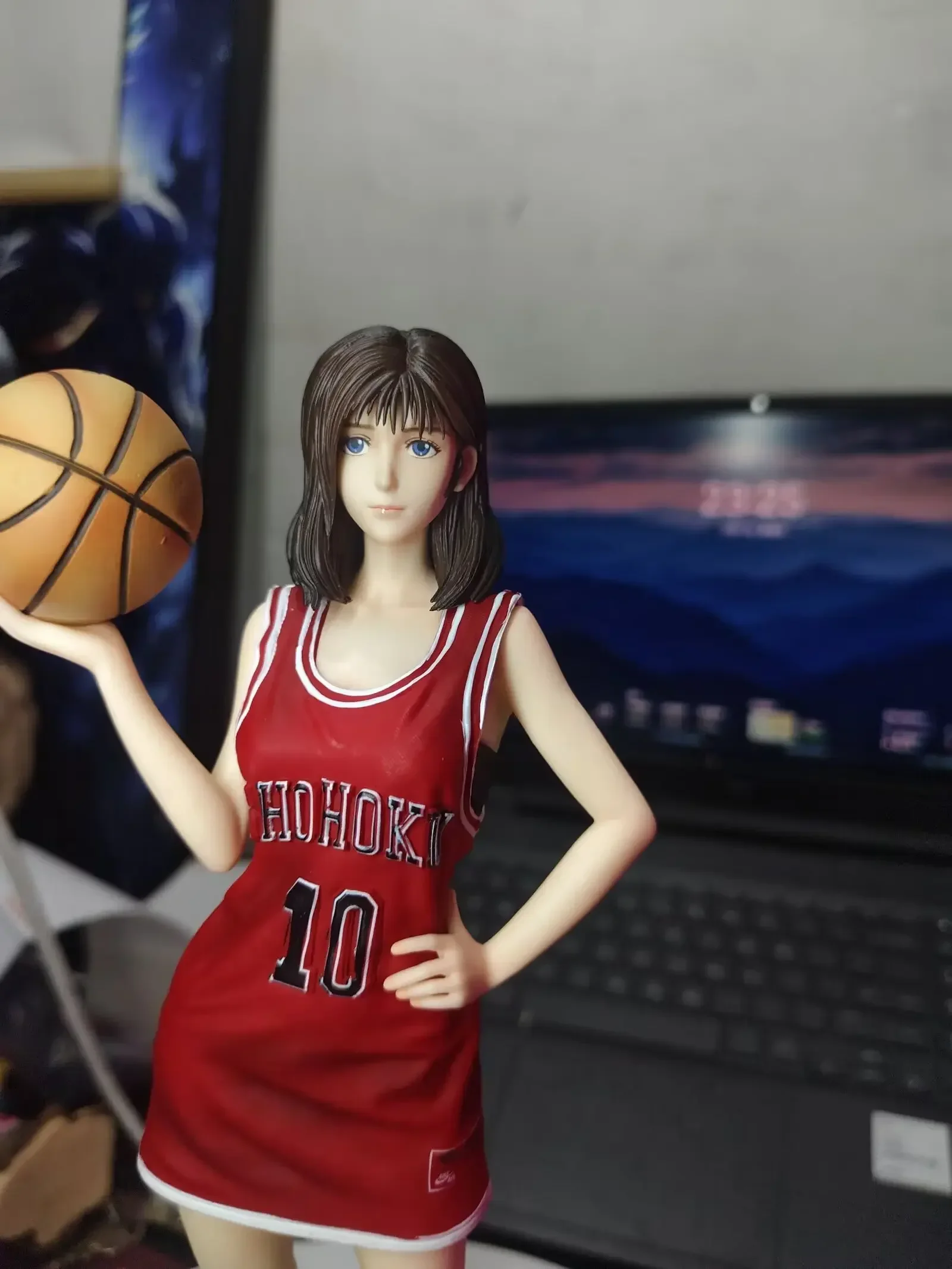 30cm Slam Dunk Figures Haruko Akagi Figure Basketball Goddess Pvc Model Gk Model Collection Interior Decoration Special Toy Gift