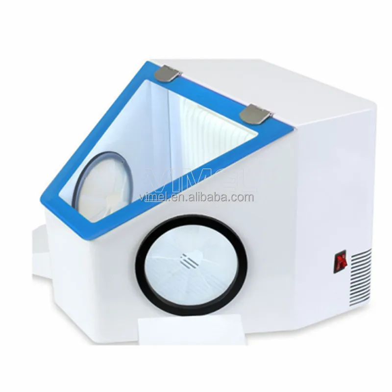 LED Shadowless Large Space den tal Lab Products clinic Vacuum dust Collector box sandblasting protector box Carving operation bo