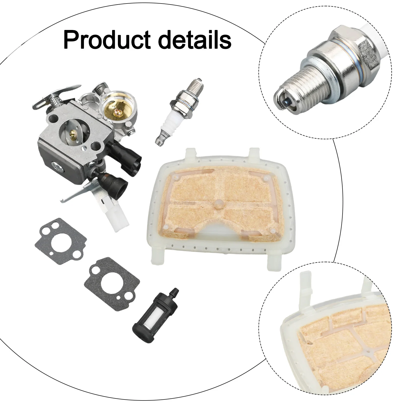 

Air Filtration System Upgrade Kit For FOR Chain Saws Works on Models 171/181/211 Designed to Fit C1Q268C Specs