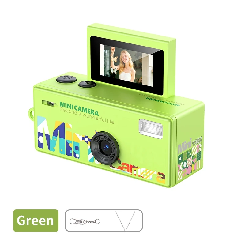 Magecam Digitale Camera 180 °   Flip Screen Selfie Keychain Camera Retro Ondersteunt Geheugenkaart HD Zeer Kleine Camcorder Videorecorder