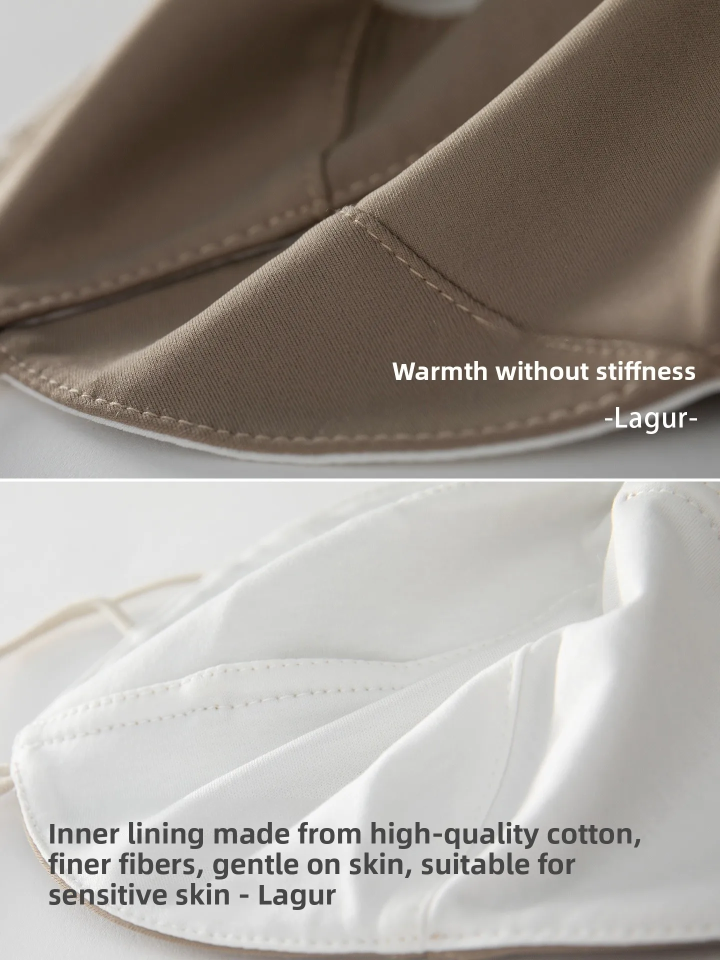 Winter Thickened Cotton Face Mask Women's Sun Protection Windproof Warmth High-density Cotton Inner Layer Comfortable Mask