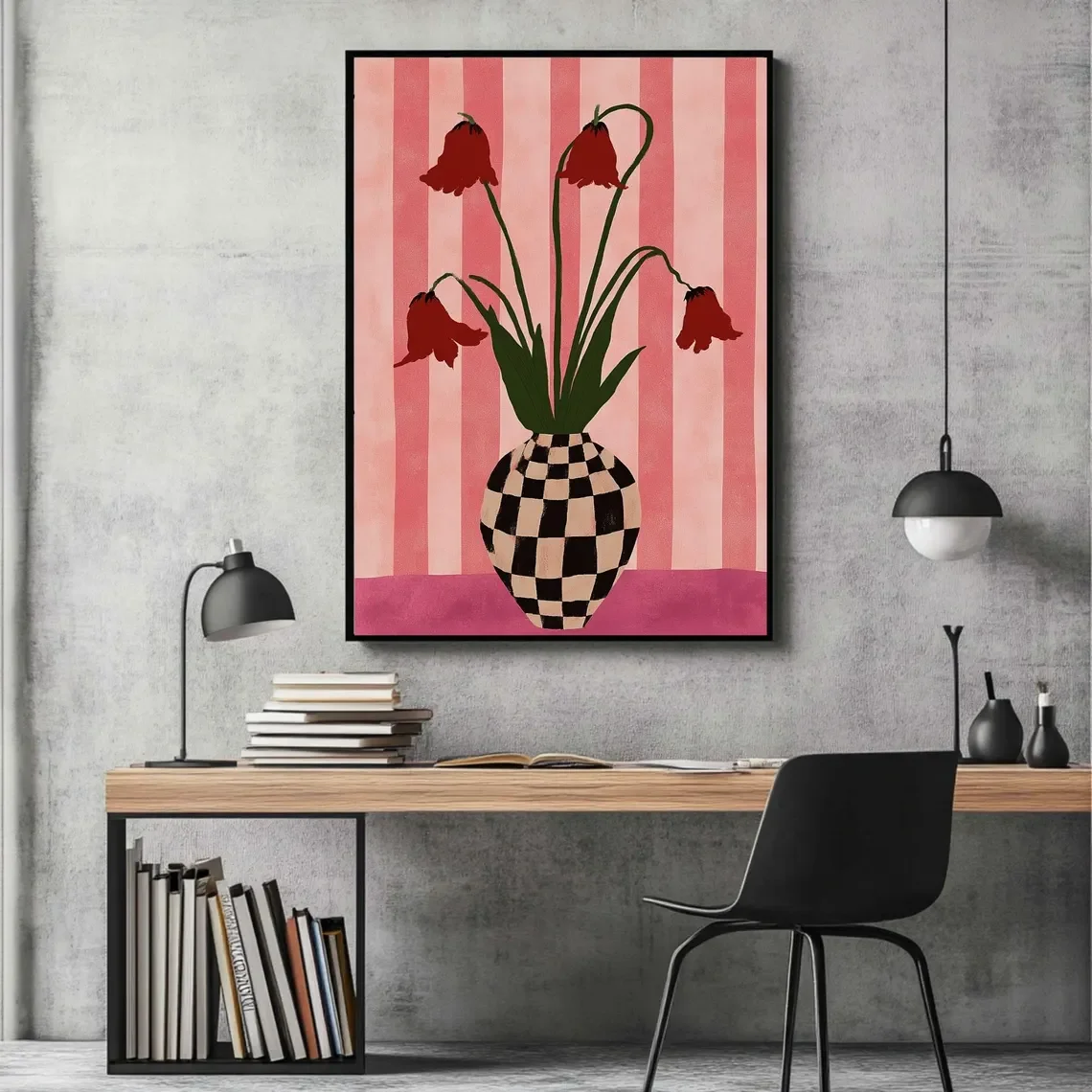 Tulipany w szachowniczkowym wa – Vase Decor recenzja i cena