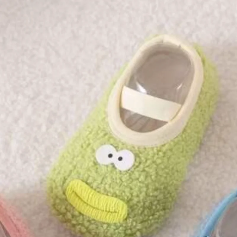 

Kawaii Casual Shoe Children S Shoes Winter Indoor Home Baby Floor Slippers Fleece Lined Thick Warm Socks Anti Slip Infant