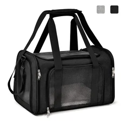 Portable Dog Carrier Bag Cat Bags Travel Mesh Breathable Handbag Foldable Transport Bag for Small Dogs Cats Outgoing