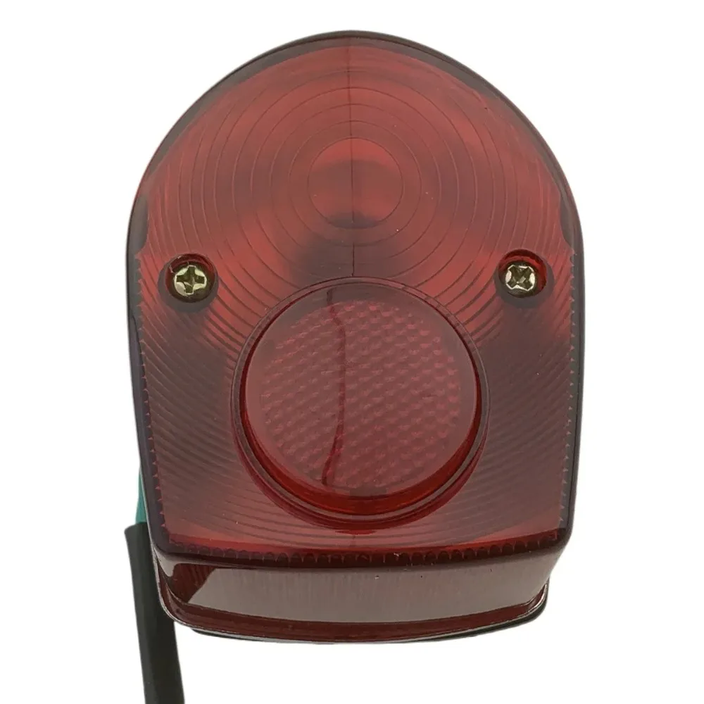 1set For Jialing Motorcycle CT70 Electric Car 70A/Z50a Retro Tail Light C50Q/CJ70A/DAX70, Red Light