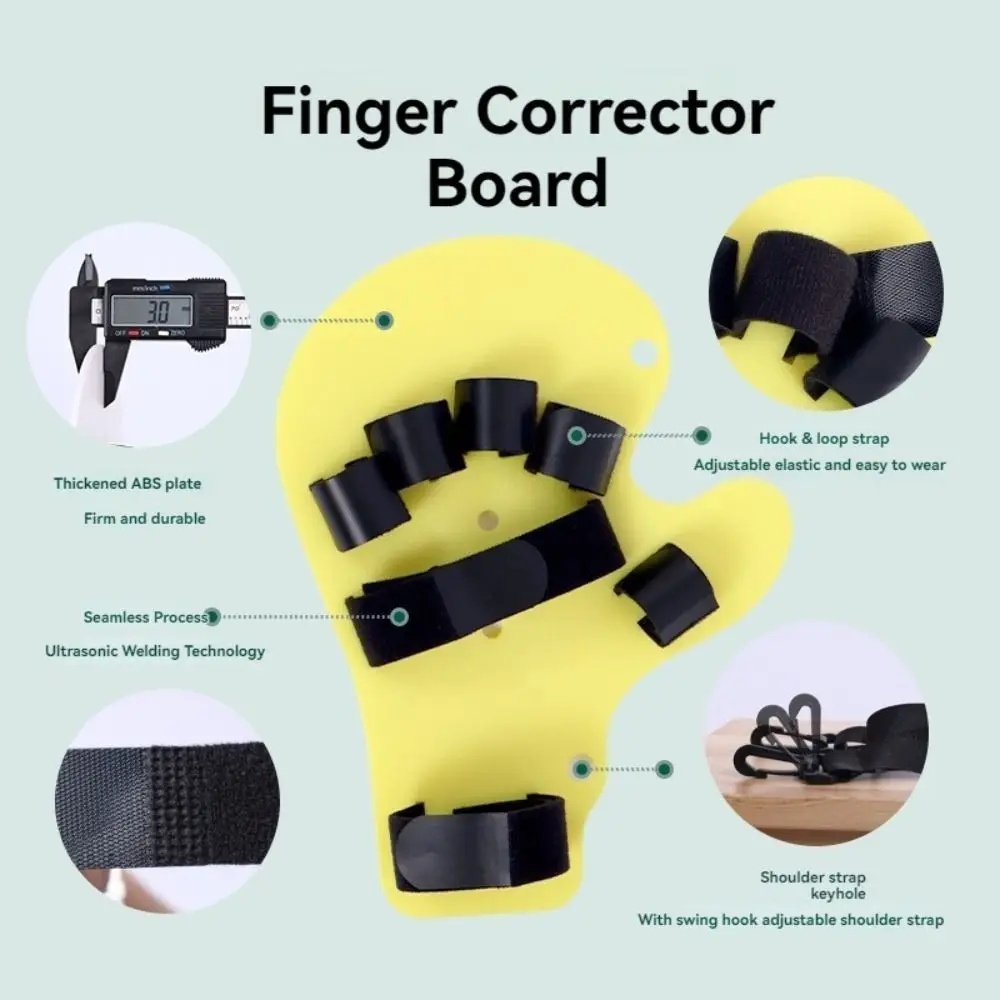 Finger Immobilization Finger Corrector Board Adjustable Separate Holder Training Stroke Hemiplegia Hand Splint Extended Type - view 5