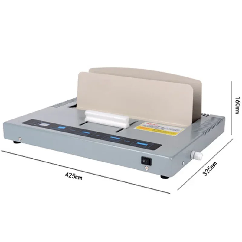 220V Manual Binding Machine Financial Voucher File A4 Envelope Hot Melt Binding Machine 50S Fast Hot