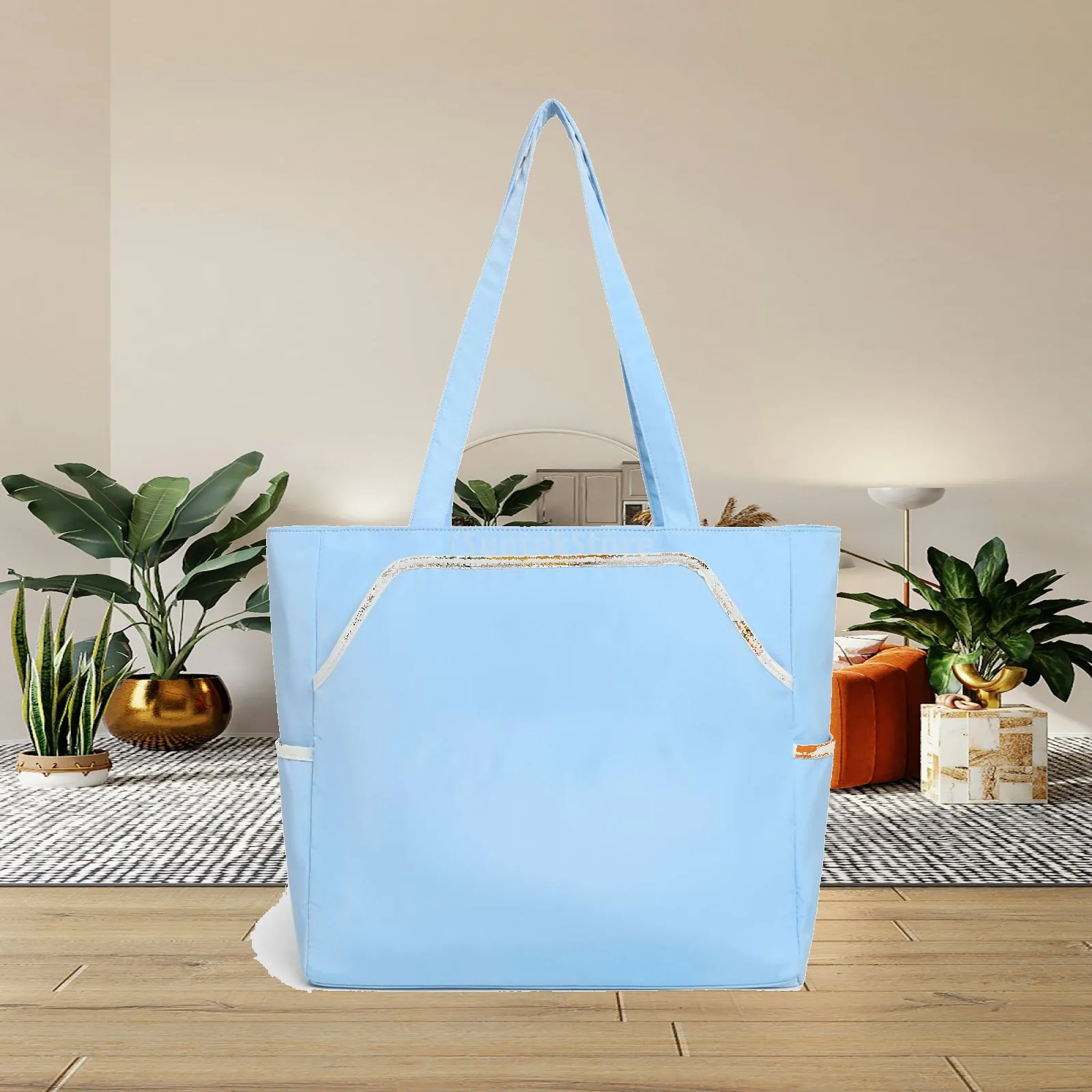 racket-carrying-case-durable-nylon-racquet-tote-secure-zip-closure-side-pockets-for-tennis-and-racquet-sports
