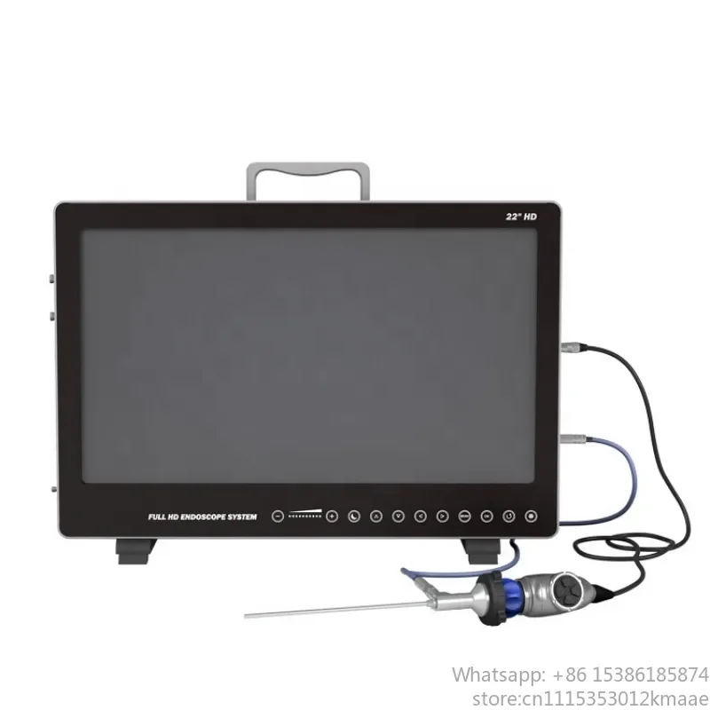 Vequyn Veterinary Endoscope Camera System for Horse, Cattle, Dog – Portable 22-inch HD Video Setup