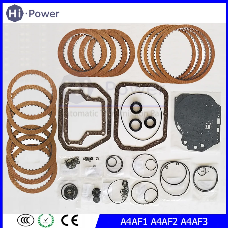 

A4AF1 A4AF2 A4AF3 A4BF3 Auto Transmission Clutch Overhaul Repair Kit Friction Plate For HYUNDAI Gearbox Disc Oil Seal Kit