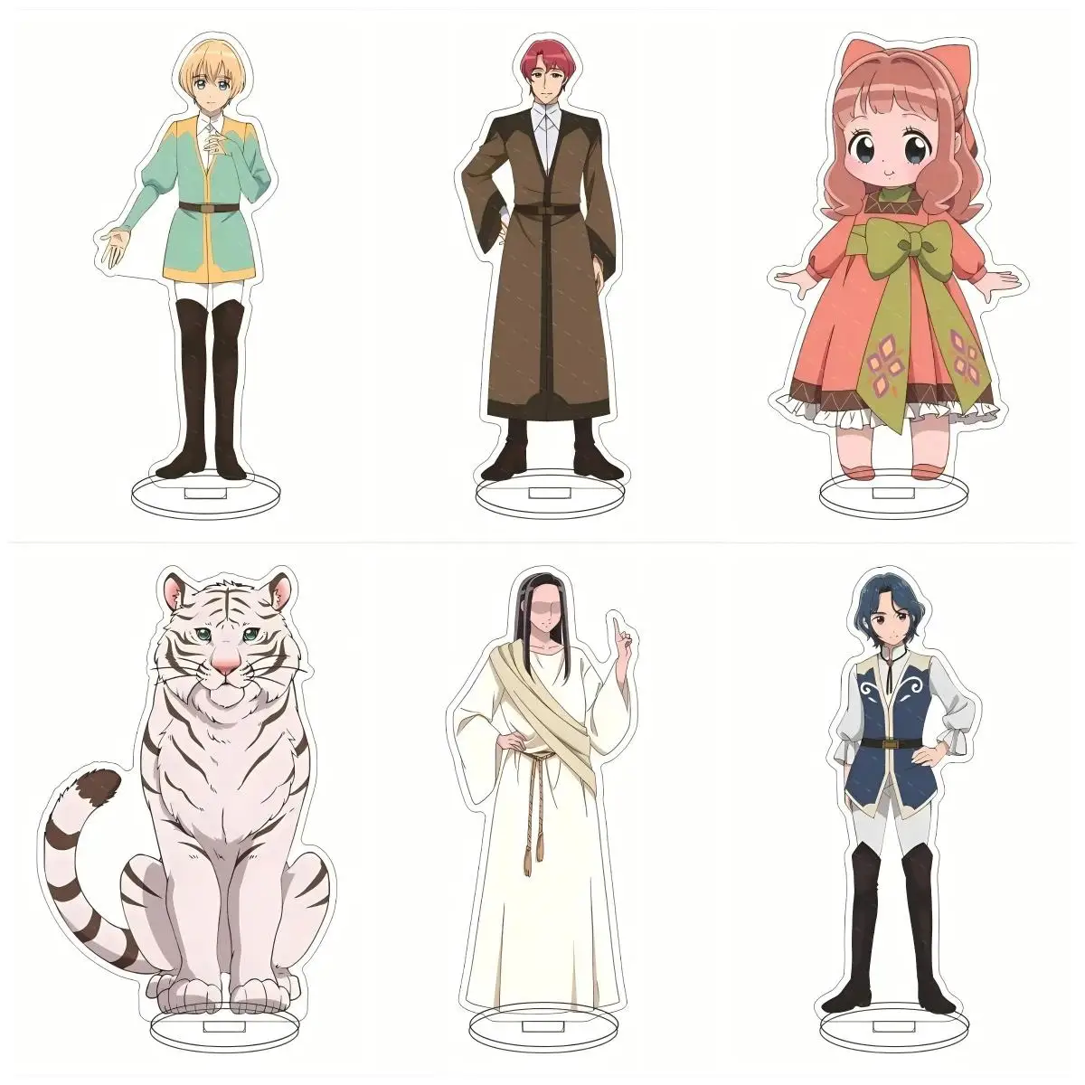 

15CM 7PCS Anime I'm Doing My Best to Make Myself at Home in Another World Acrylic Stand Character Figure Collectible Goods Gift