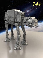 Compatible with 75288 AT walking machine model, 1267pcs children's gifts, home decoration