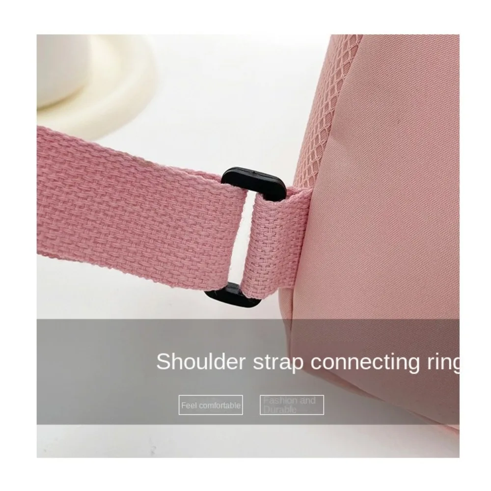 Creative Large Capacity Capybara Shoulders Backpack Adjustable Strap Casual Versatile Kids Schoolbag Travel Rucksack