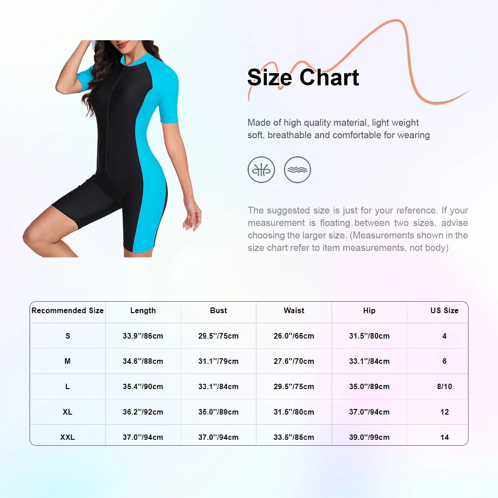 Womens Rash Guard Boyleg Athletic Swimwear One-piece Swimsuit Surfing Bathing Suit Short Sleeve Padded Front Zipper Bodysuit