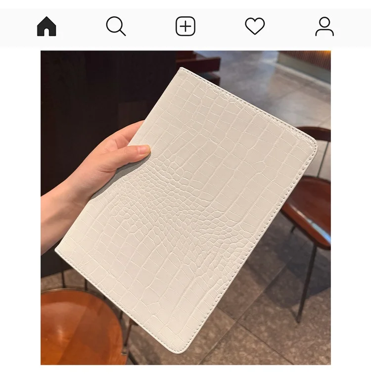 Für iPad PU-Leder-Foliotasche mit Stifthalter, Schlaf-/Aufwachfunktion und stoßfester Abdeckung – Detail 6