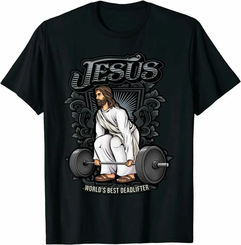 Funny  Christian Weight Lifting Great Gift Idea T-Shirt  High Quality 100%Cotton Short Sleeve