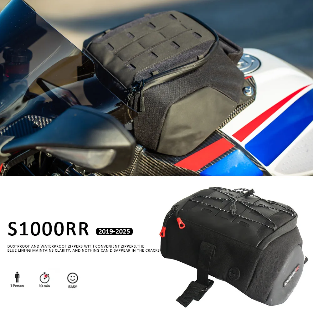 

2019-2025 NEW Motorcycle Accessories Fuel Tank Bag Luggage Storage Sport Bag Black For BMW S1000RR S1000 RR s1000rr S 1000 RR