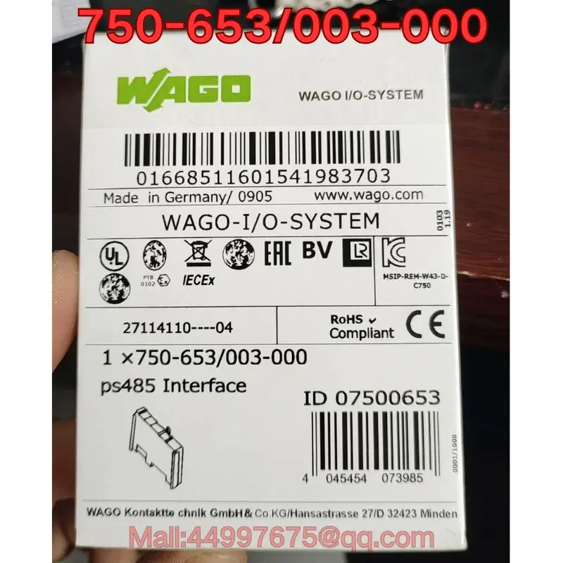 

Brand new 750-653/003-000 PLC module