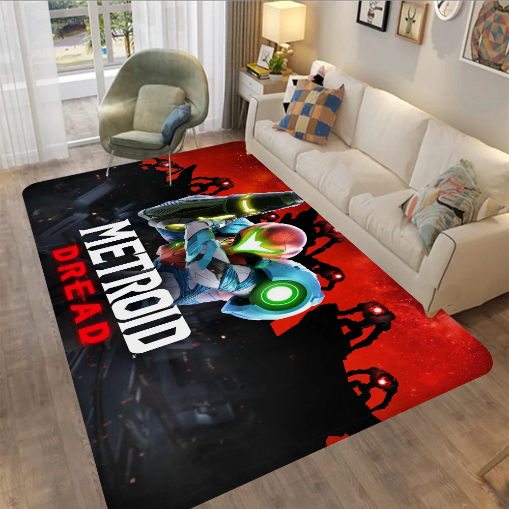 

Metroid Dread Room Mats Cheaper Anti-slip Modern Living Room Balcony Printed Household Carpets