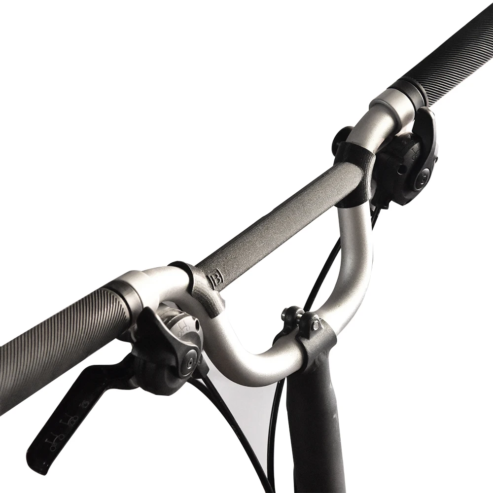 Bicycle 3D Printed Extender Crossbar Light Bracket Rod Super Lightweight M Handlebar for Brompton  M Handle bar view 6