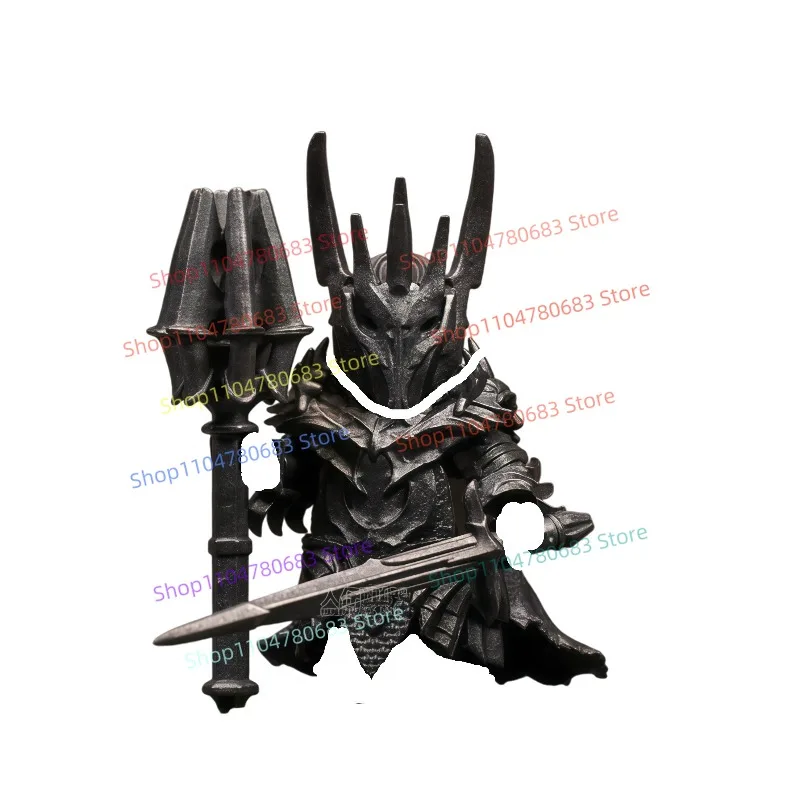 

MOC Building Blocks Dark Warrior Mini Figure Assembly Model Display Anime TV Decor Toy Holiday Gift Collectible