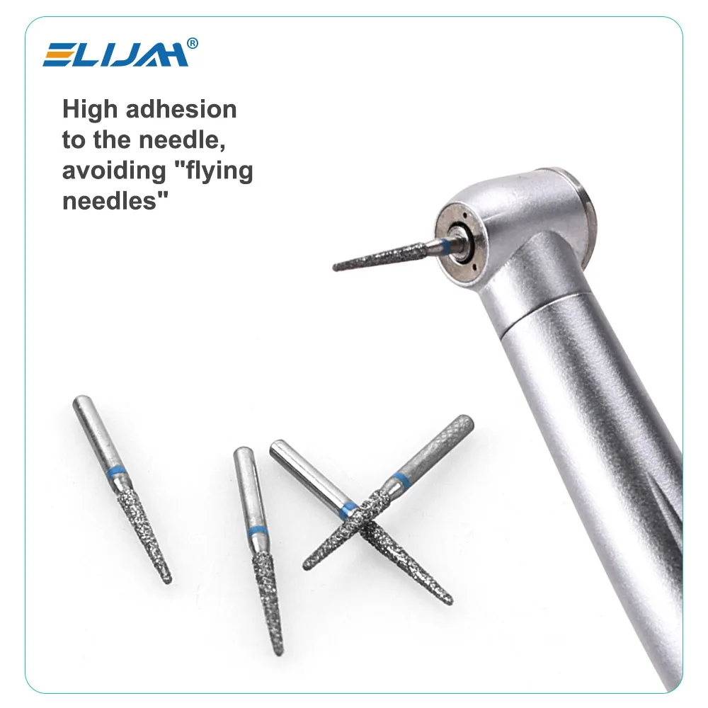 10pcs/Box Dental Diamond Burs FG Drills for High Speed Handpiece Polishing Whitening Diamond Abrade Denspay Dental Grinding Tool