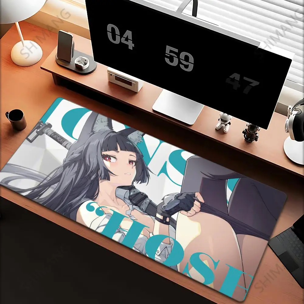 

Large Mousepad 900x400 Hoshimi Miyabi Zenless Zone Zero Mouse Pad Keyboard Extended Carpet Gaming Accessories Anime Desk Mat Rug