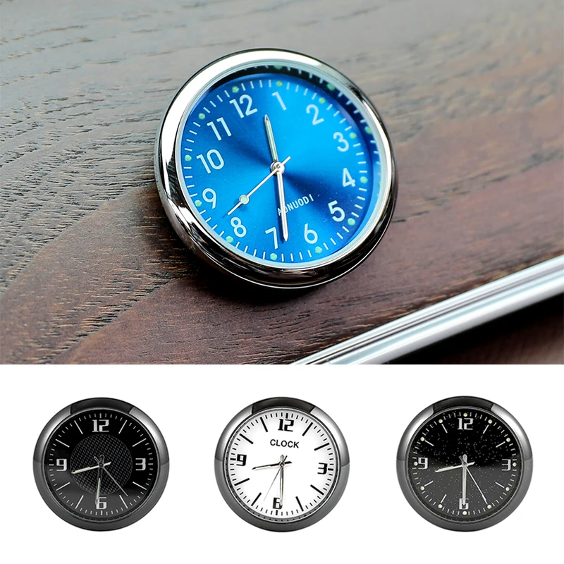 Car clock centre air vent electronic quartz clock creative luminous car supplies quartz watch decoration dial accessories