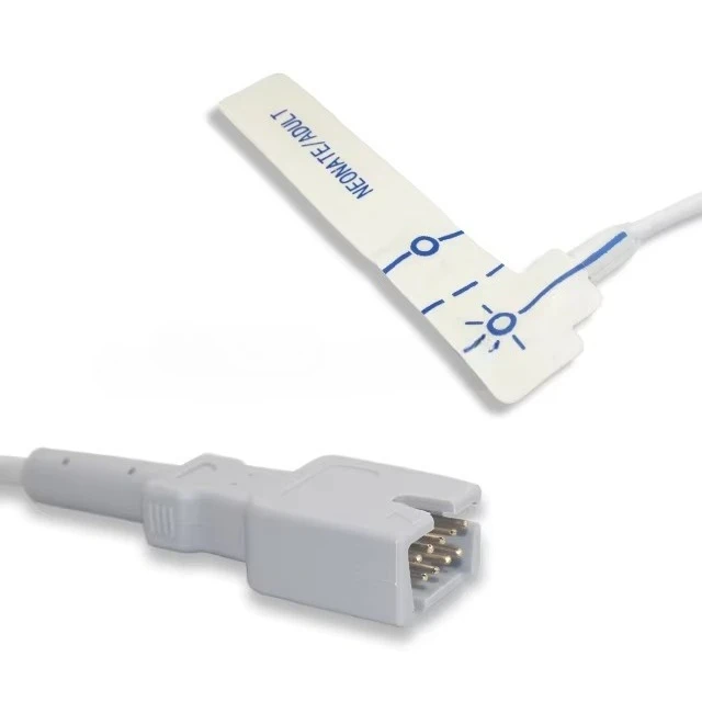 0.9M Adhesive Foam Disposable SpO2 Sensor Newborn/Adult SpO2 Sensor Compatible SpO2 Sensor 9 Pins