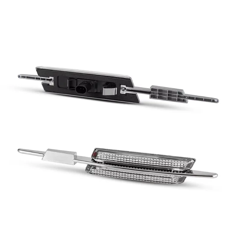 2Pcs for E90 E46 E60 E91 E82 E93 E83 X3 X1 LED Dynamic Crystal Type Turn Signal Sequential Indicator Light Canbus Side Marker