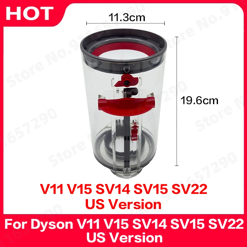 

Dust Bin Spare Parts for Dyson V11 V15 SV14 SV15 SV22 Dust Bucket ordless Vacuum Big Bin Assembly/Dirt Cup Accessories