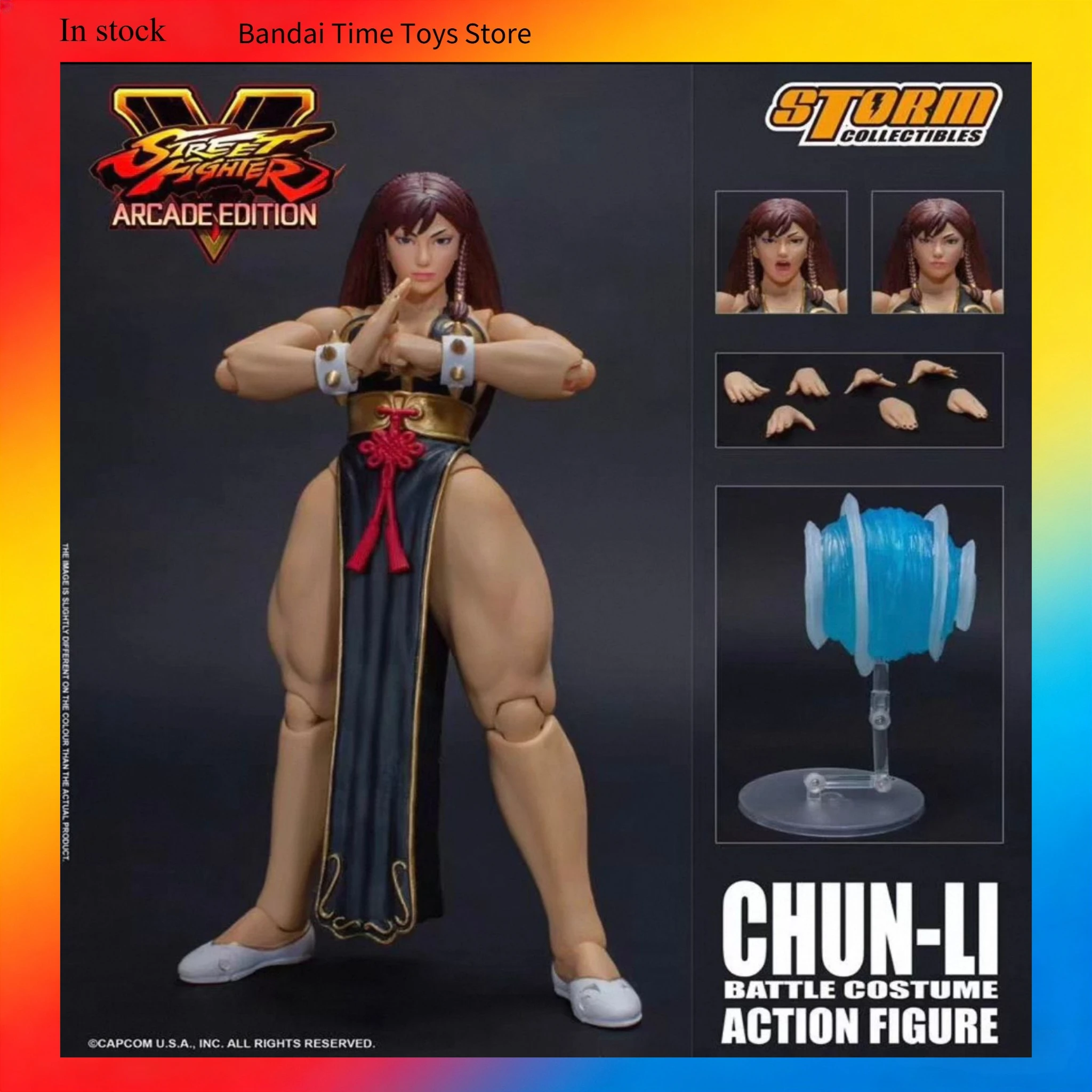 

Storm Collectibles Action Figure Chun Li Street Fighter V Customized Arcade Edition Battle Costume for Game Collectors Toy