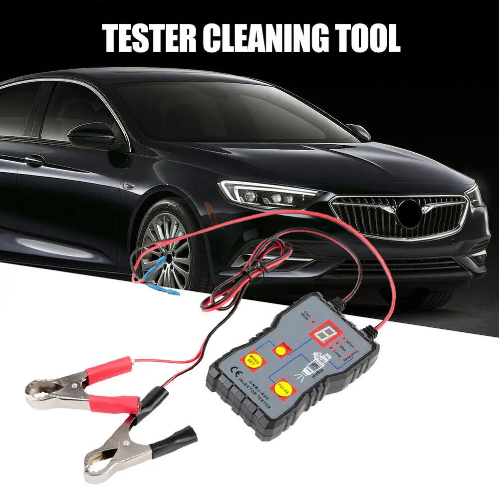 

Professional 12V Car Fuel Injector Tester Powerful Fuel Pressure System Diagnostic Testing Tool Gasoline Injector Tester