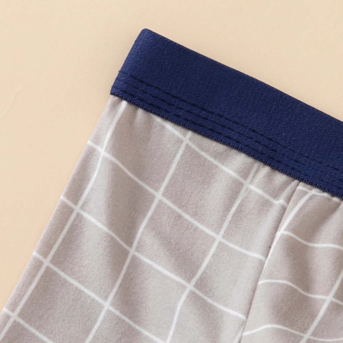 4/8-teiliges Set Kinderunterwäsche für alle Jahreszeiten, bequeme viereckige Hosen, gestreifte Freizeithosen für Jungen. – Detail 5