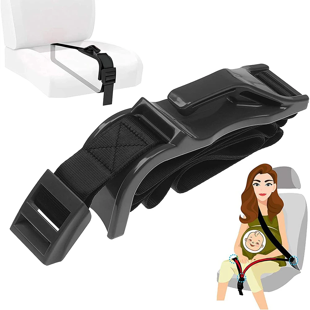 Pregnant Car Seat Belt Adjuster Prevent Compression Driving Safe Belt Comfortable Maternity Car Safety Belt Dispersed Shock