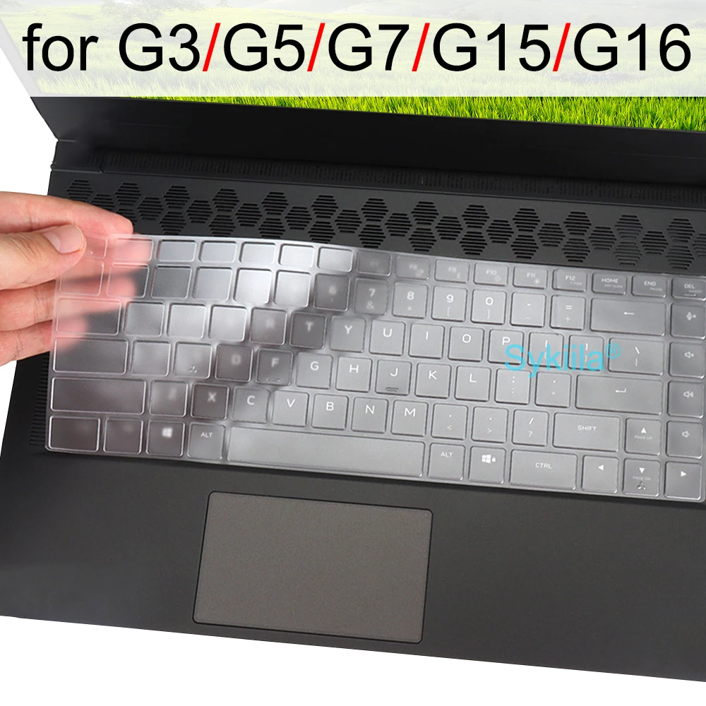 Housse de clavier en silicone pour Dell G15 G16 Gaming G3 G5 G7 Pro SE 15 16 17 7630 7620 5535 5530 5520 5521 5525