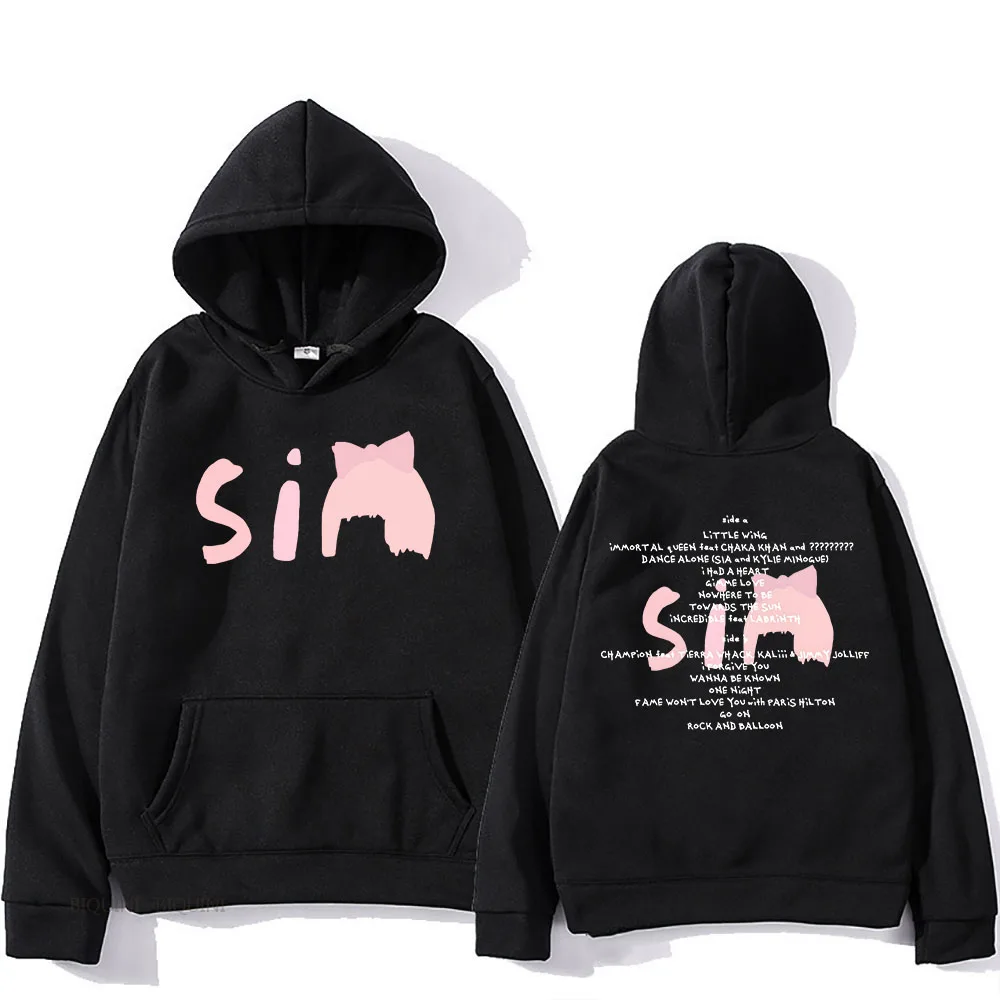 Sia Reasonable Woman Sweatshirts Immortal Queen Graphic Pullovers Long Sleeve Casual Comfortable Hoodies Winter Clothes Trendy