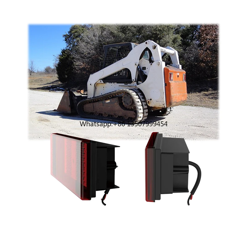 

High Power 320W LED Rear Tail Light Wide Flood Rear Red Tail Light for Skid Steer T770 T870