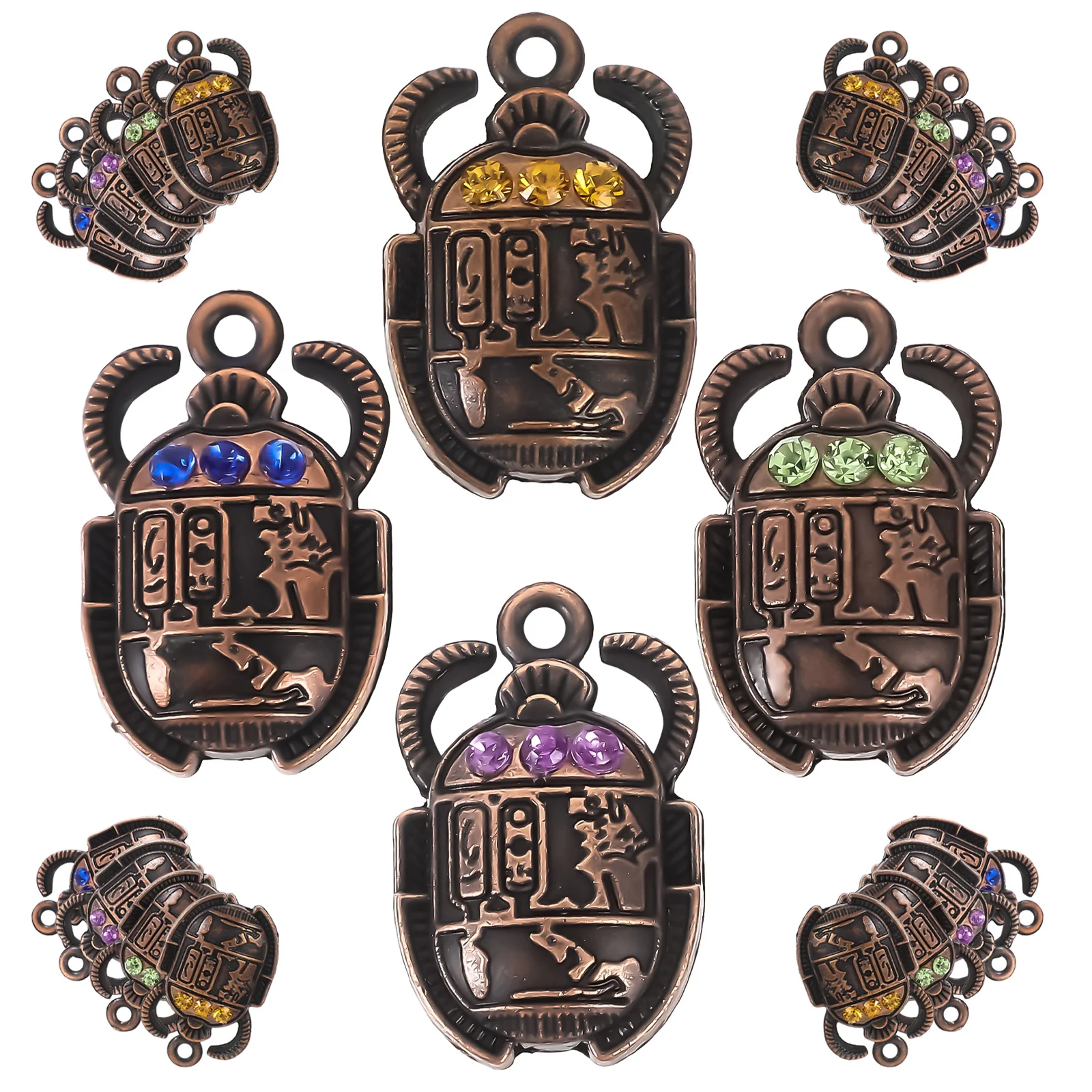 

40Pcs Egyptian Charm Pendant DIY Jewelry Making Necklace Bracelet Keychain Craft Supplies Safe Durable Exquisite