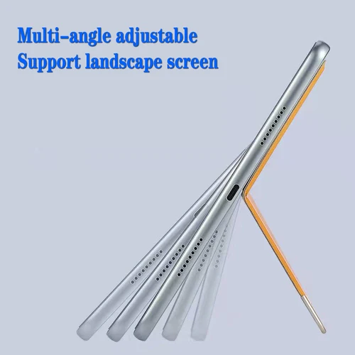 Imagen 2 del producto Funda plegable Universal para tableta, funda ultrafina para tableta, soporte plegable, funda trasera inteligente para iPad, funda protectora ultrafina
