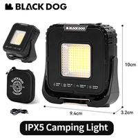 Naturehike BLACKDOG Outdoor Camping Lamp Light Rechargeable Multifunctional Ultralight Emergency Atmosphere Tent Lantern IPX5