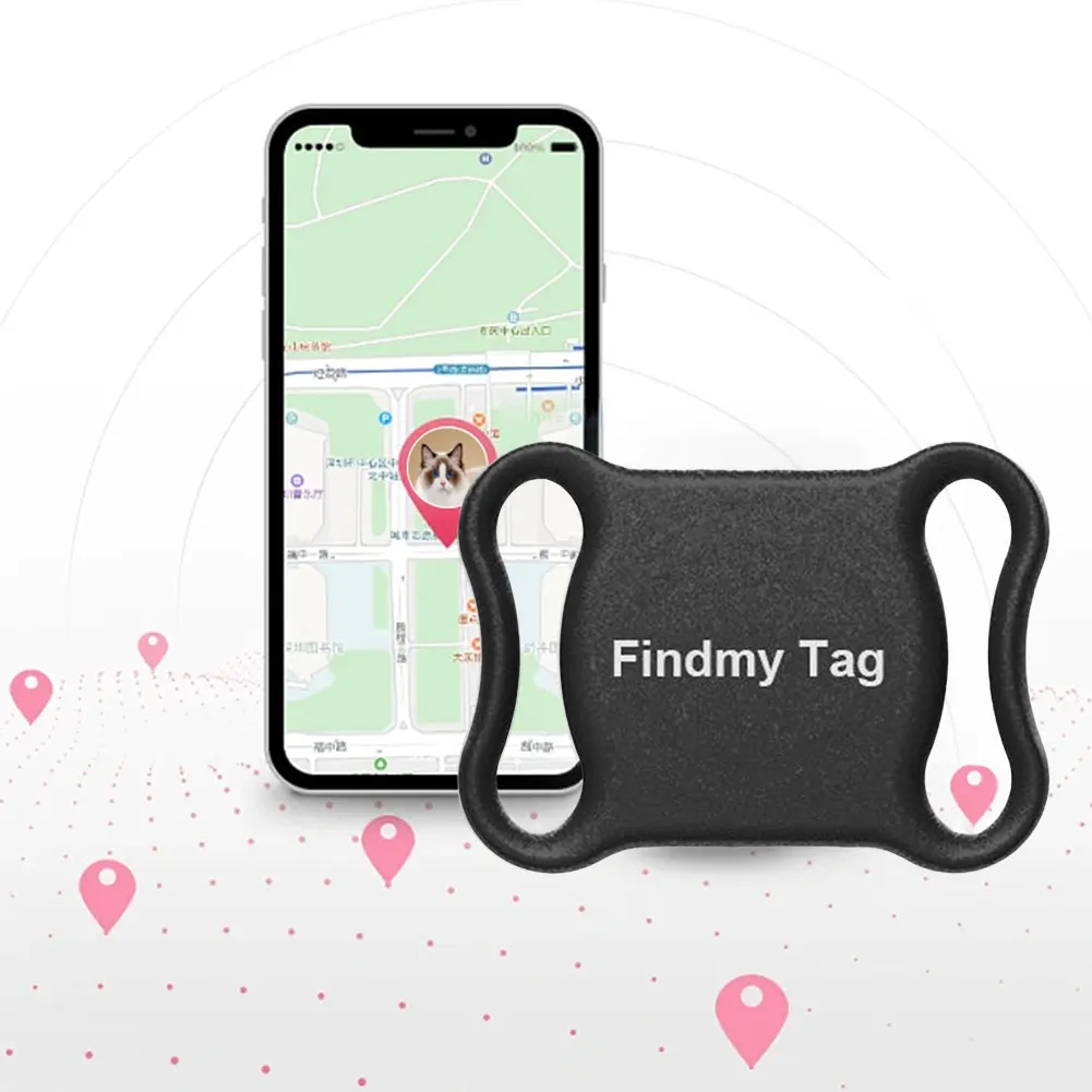 Anti-Lost GPS Tracker Locator Finder Bluetooth-compatible Smart Activity Tracker Real-Time Global Location Tracker for Dogs Cats