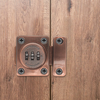 Cabinet Password Lock Combination Drawer Locks Stainless Steel 3 Codes Finish Mechanical Lock Without Key Screw