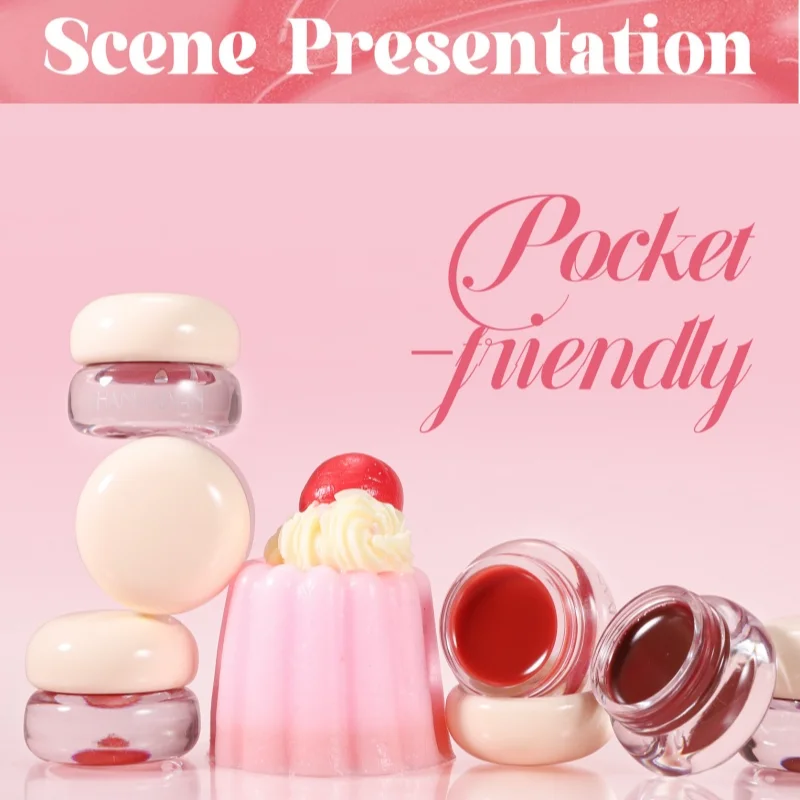 4-Farben-Jelly-Lipgloss – feuchtigkeitsspendender Spiegellanschluss mit Perlglanz, nicht klebende, aufpolsterbare Formel für saftiges, voluminöses Lippen-Make-up