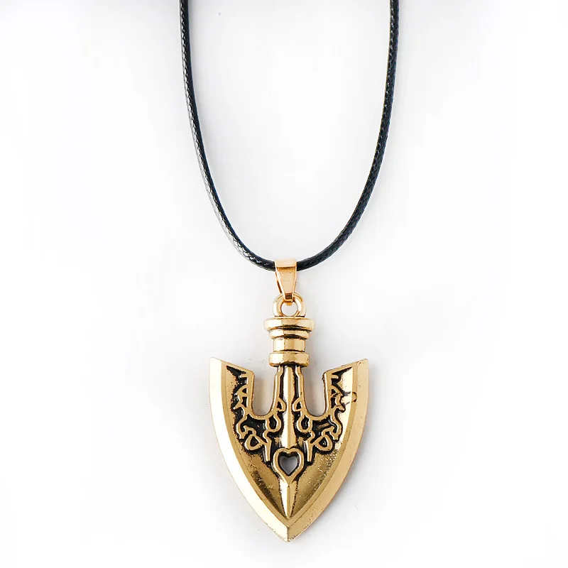 Anime Stand Arrow Necklace Keychain Set JOJO Arrow Pendant Keychains for Men Women Cosplay Accessories Gift for Fans