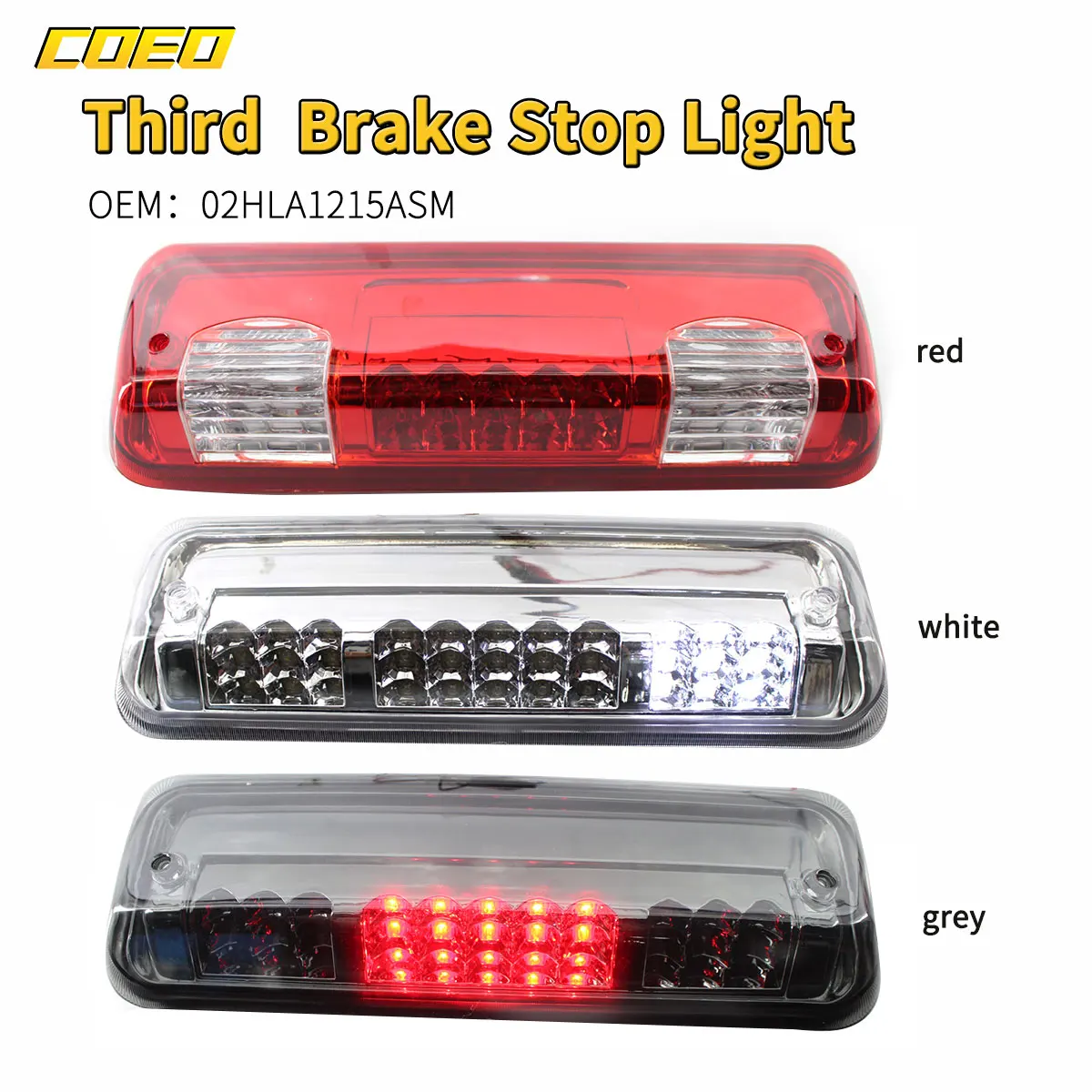 

For Ford Raptor 2004-2008 F150 02HLA1215ASM Wear resistant Anti scratch Safe Upper Brake Light Lamp for Raptor 2004 2008