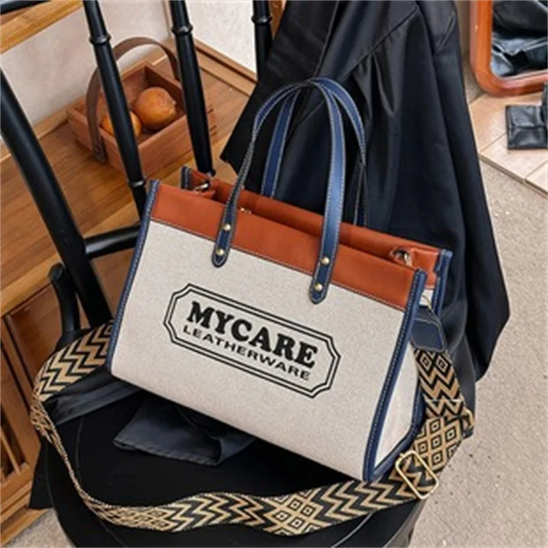 New canvas Women Crossbody Bags New Canvas Shoulder Bag Female Bag Fashion Students Simple Single Shoulder