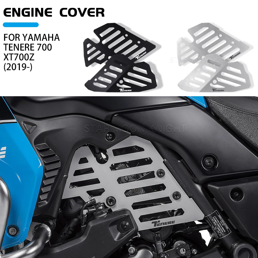 

For Yamaha Tenere 700 Tenere700 XTZ700 T7 XT700Z Engine Cover Guard Motor Protective Cover Throttle Cam Protector Crap Flap